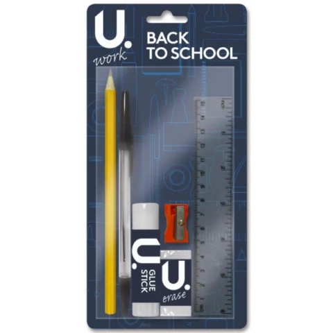 U. Back To School Stationery Set 6pc