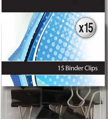 U. Binder Clips 15 Pack