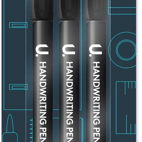U. Black Handwriting Pens 3 Pack
