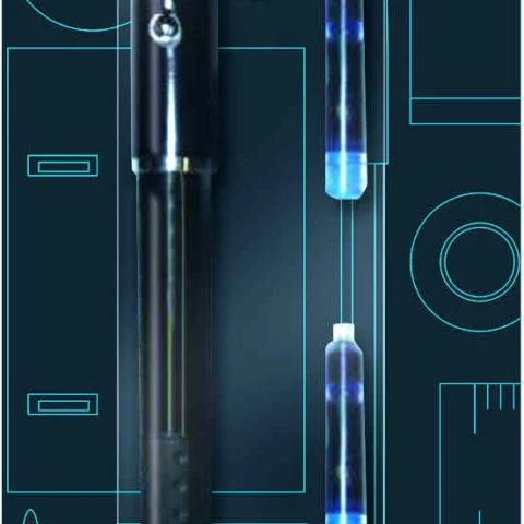 U. Black Ink Fountain Pen Set