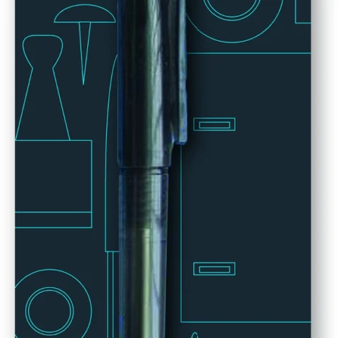 U. Blue Ink Erasable Pen
