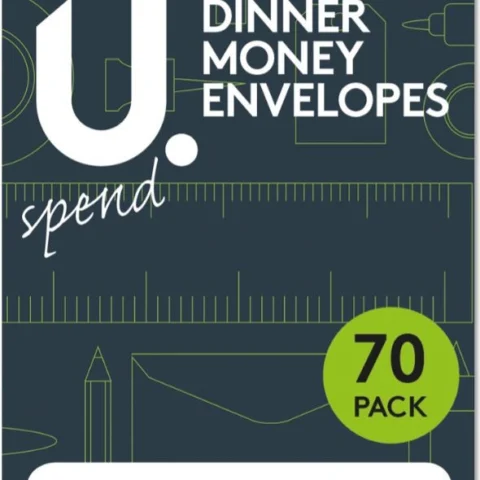 U. Dinner Money Envelopes 70 Pack