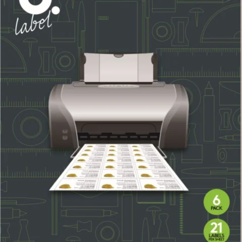 U. Printer Labels 7 X 3cm 126 Pack