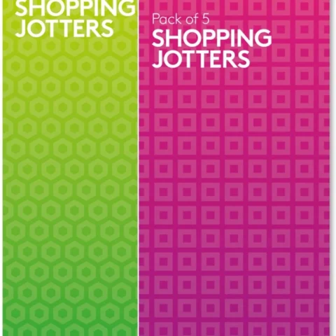U. Shopping Jotters 3" X 8" 5 Pack