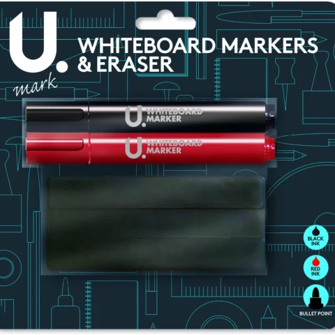 U. Whiteboard Markers & Eraser Set