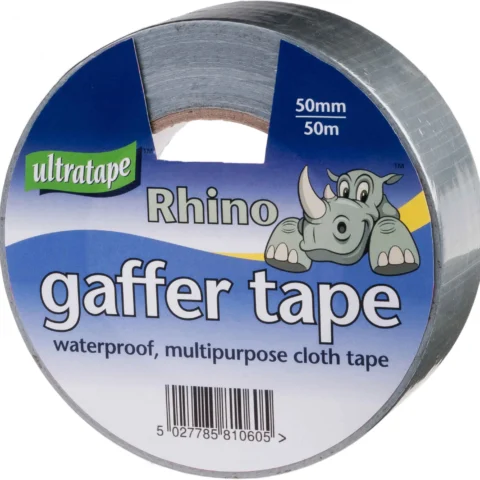 Ultratape Rhino Silver Cloth Tape 50mm X 50m