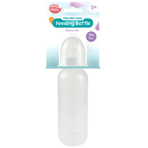 Upsy Daisy Standard Neck Silicone Teat Feeding Bottle 250ml