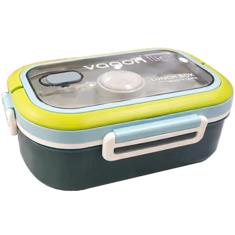 Vagonlife Multi-Compartment Lunch Box with Cutlery 1200ml Assorted Colours