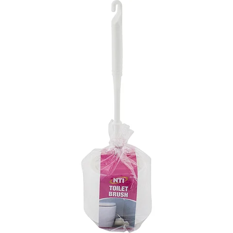 White Toilet Brush Set