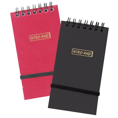 Wiro-Pad Notepad With Elastic Band 70 X 128mm Assorted
