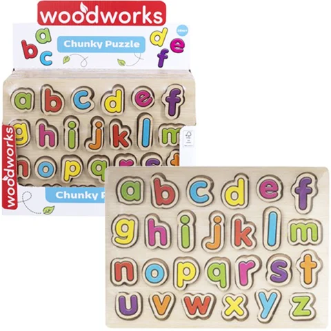 Woodworks Chunky Wooden Alphabet Puzzle