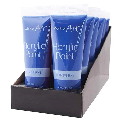 Work Of Art Blue Acrylic Paint 120ml