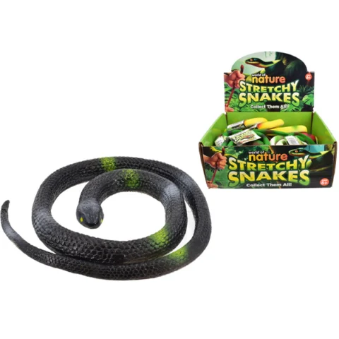 World of Nature Stretchy Snakes Squish Toy Assorted