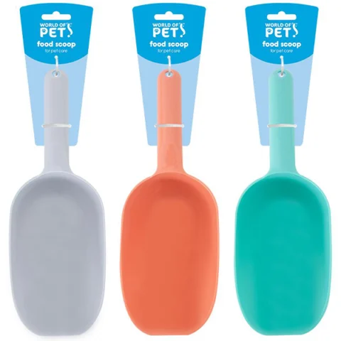World Of Pets Large Pet Food Scoop 3 Assorted Colours